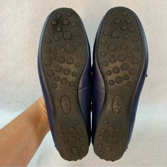 BORN Blue Penny‎ Loafers Sz 6 Academia Preppy New England Coastal Classic - Picture 9 of 11